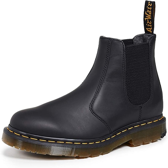 DR. MARTENS DOCS DM’s 2976 WINTERGRIP CHELSEA BOOTS BLACK SNOWPLOW UK 11 US 12 - Picture 9 of 12